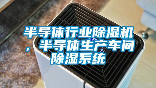 半導體行業除濕機，半導體生產車間除濕系統