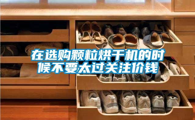 在選購(gòu)顆粒烘干機(jī)的時(shí)候不要太過關(guān)注價(jià)錢