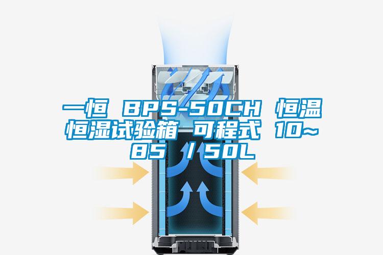 一恒 BPS-50CH 恒溫恒濕試驗箱 可程式 10~85℃／50L