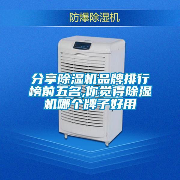 分享除濕機品牌排行榜前五名,你覺得除濕機哪個牌子好用